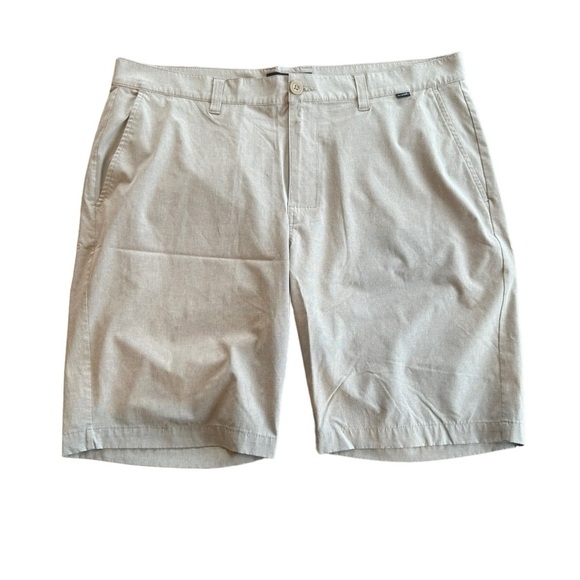 Travis Mathew Light Tan Golf Shorts - Picture 1 of 5